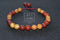 Duet Bracelet on black men's handmade beaded bracelets from your premier jewelry dealer