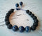 Midnight homemade etsy handmade mens beaded bracelets